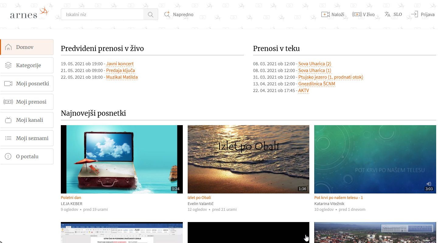 Multimedijski portal SIO 2020